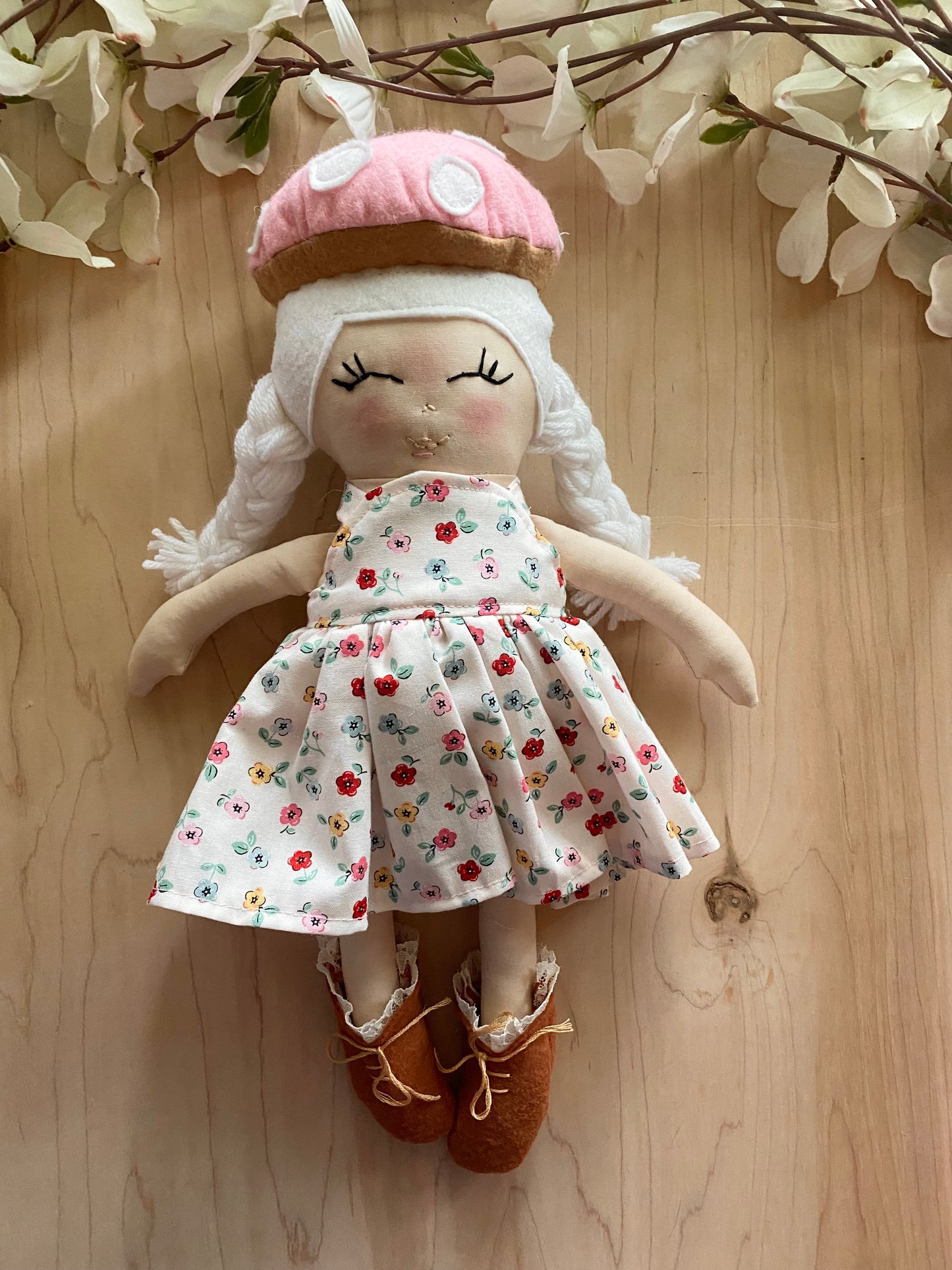 Mushroom girl doll