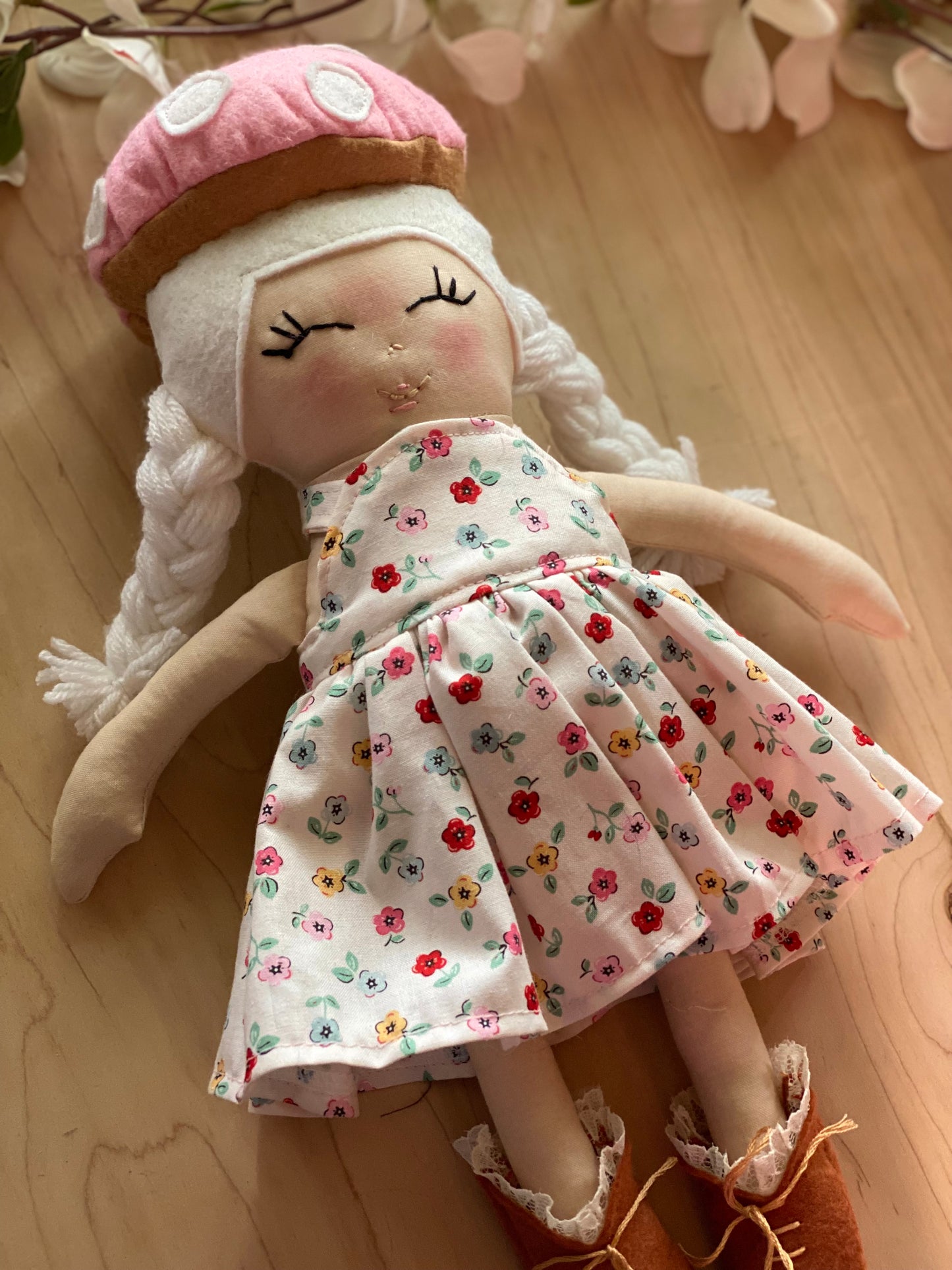 Mushroom girl doll
