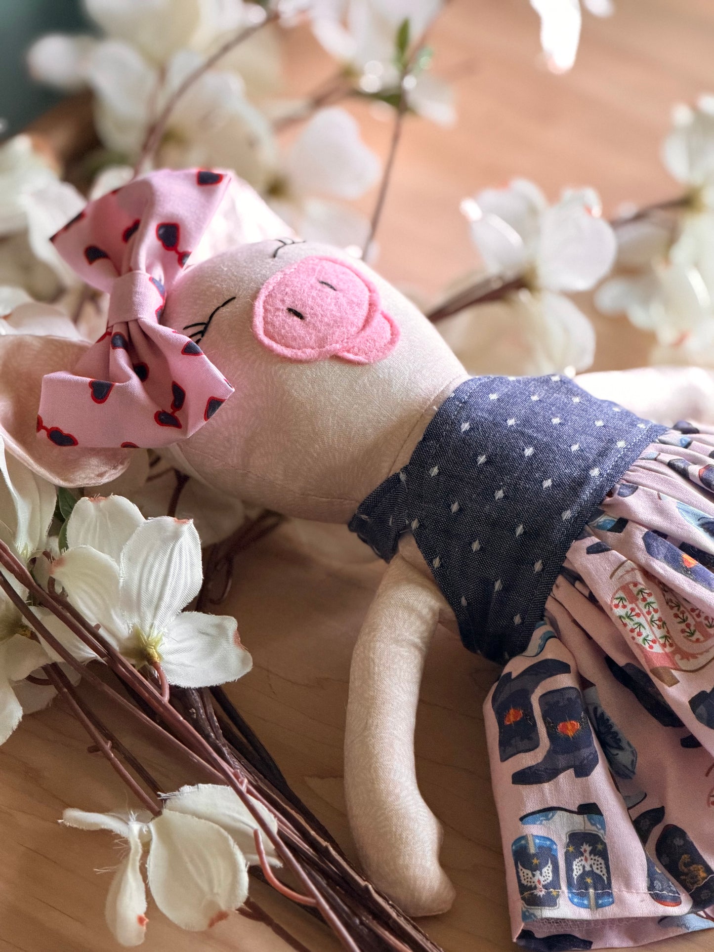 18” Heirloom pig doll