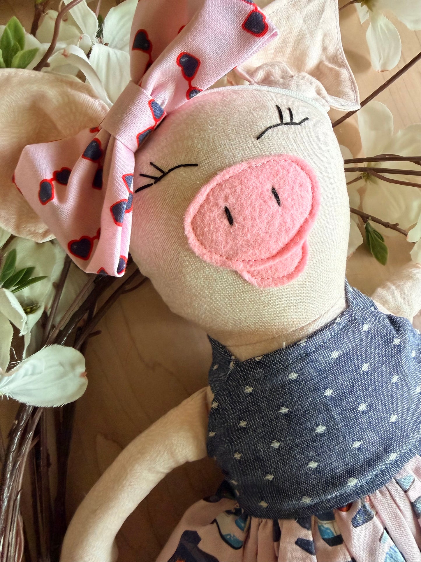 18” Heirloom pig doll