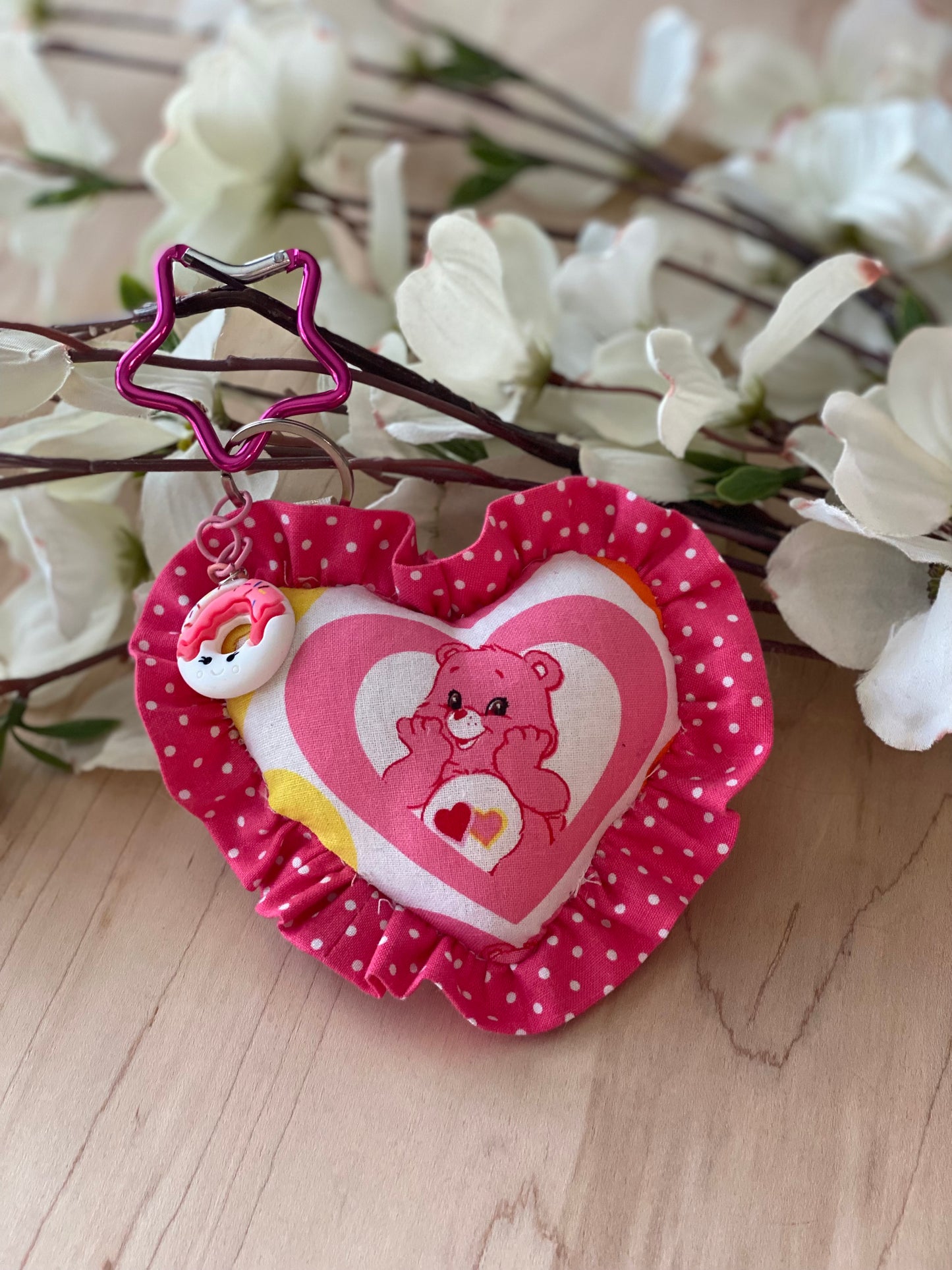 Care Bear bag clip