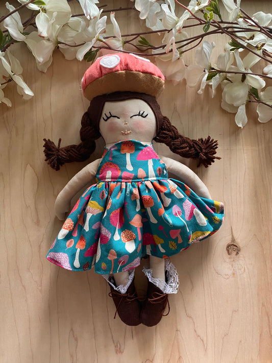 Mushroom girl doll